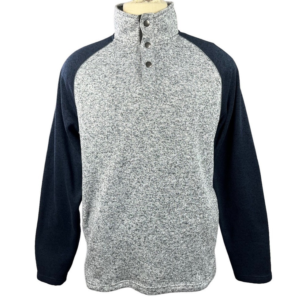 Sonoma Goods For Life Quarter Snap Fleece Pullover Mens XL Casual Outdoor Warm